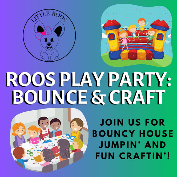 Roos Play Party - Craft & Bouce - May 9th