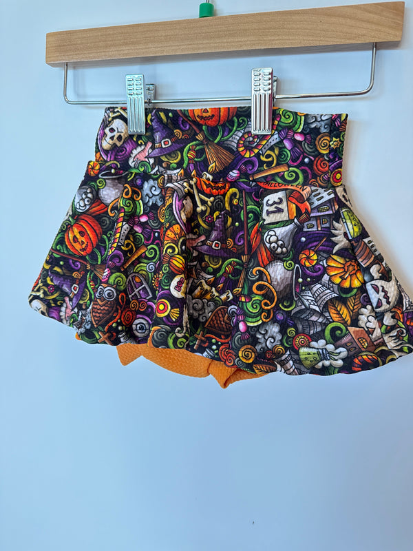 All Hallows Eve Skirted Bummies - 12m, 3T, 5T