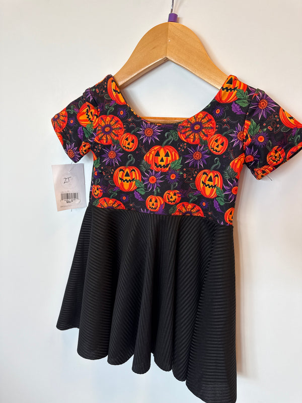 Pumpkin Wishes Peplum Top - 2T