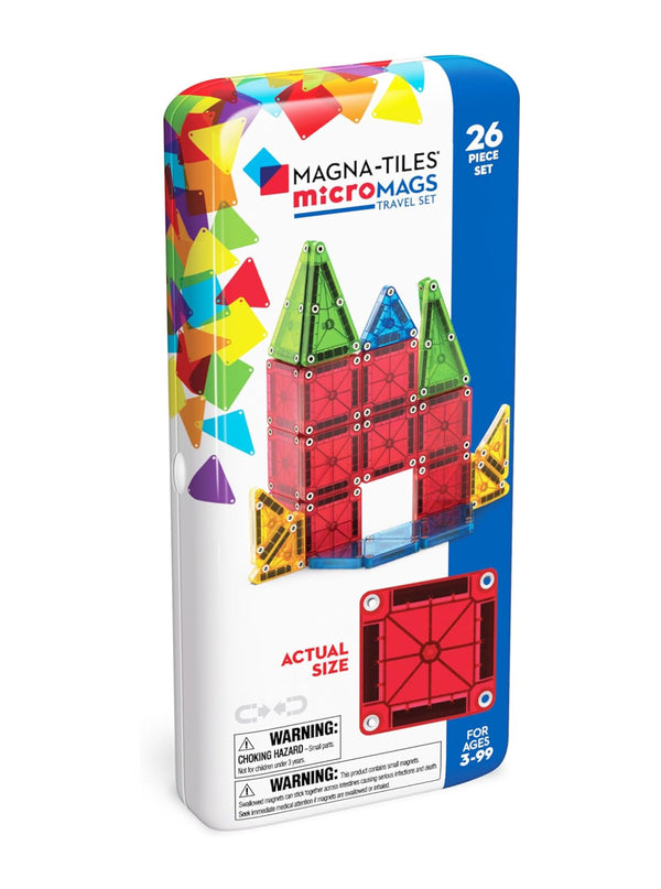 Micro Mags 26 Piece Travel Tin Set - Magnatiles