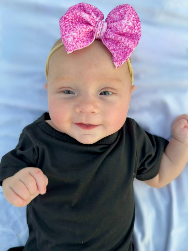 Bombshell Glitter - Hair Bow - Made to Order
