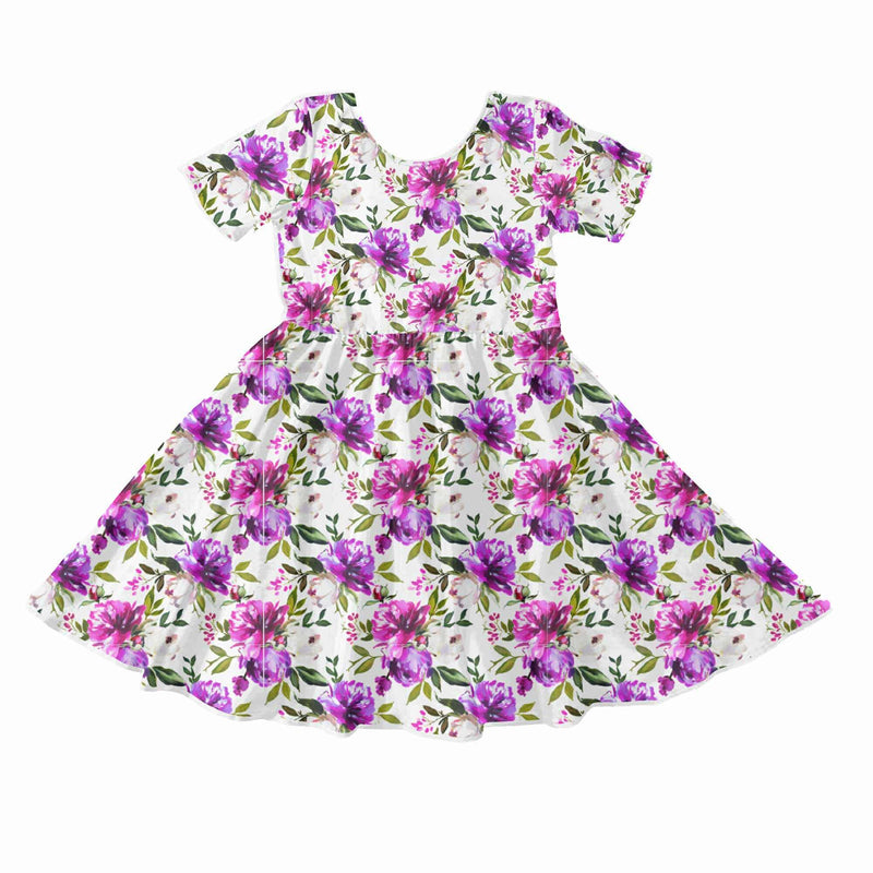 Sweet Pea Floral - Handmade Clothing -  PREORDER