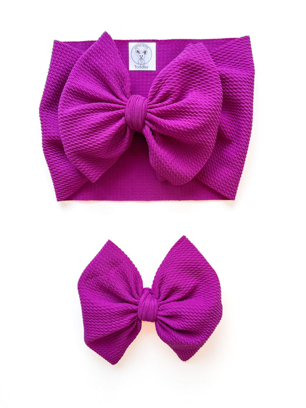 Ruby - Hair Bow - Made to Order