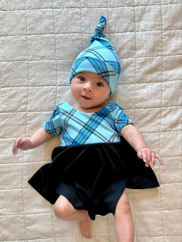 Blue Plaid Handmade Clothing -  Made to Order
