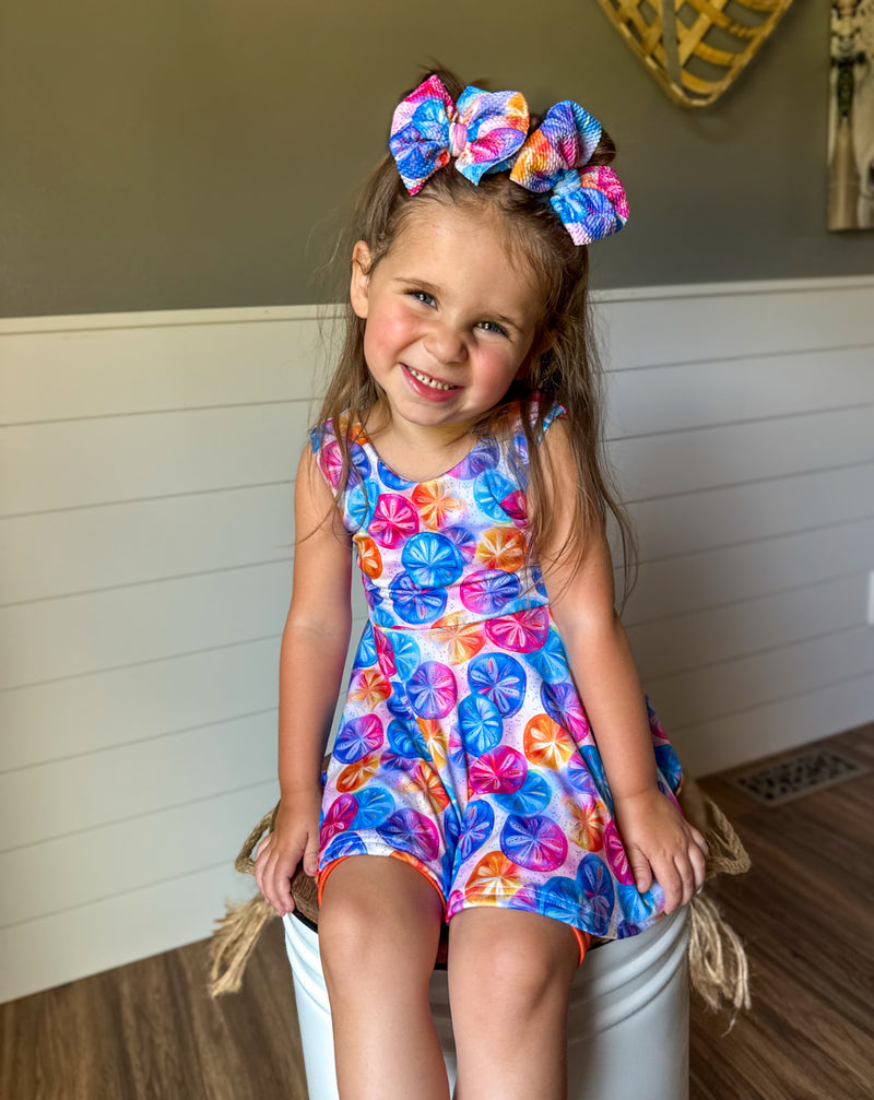 Rainbow Sands Hair Bow - Made to Order
