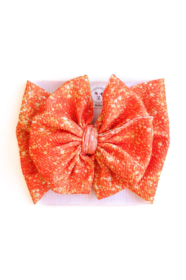 Amber Shimmer - Double Loop Bow - Made to Order