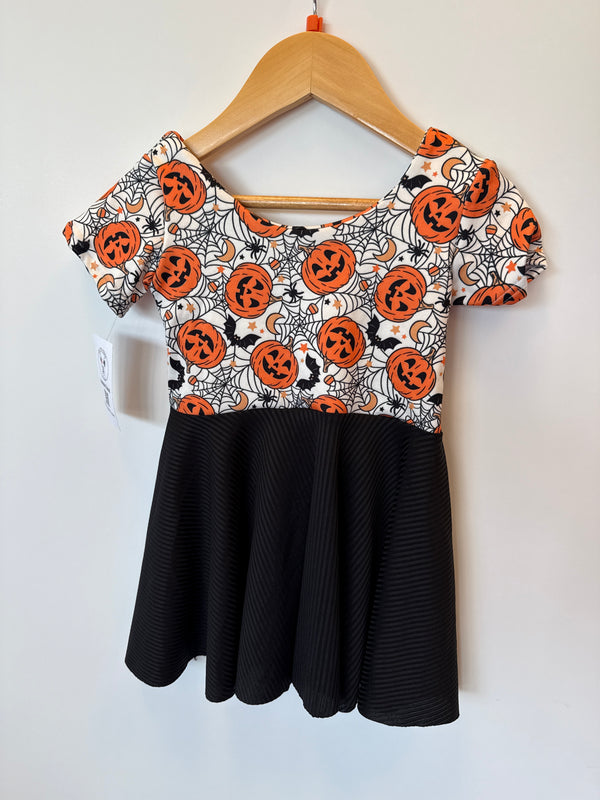 Wicked Webs Peplum Top - size 4T