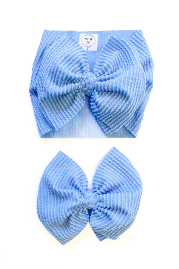 Periwinkle - Waved Ribbed - Made to Order