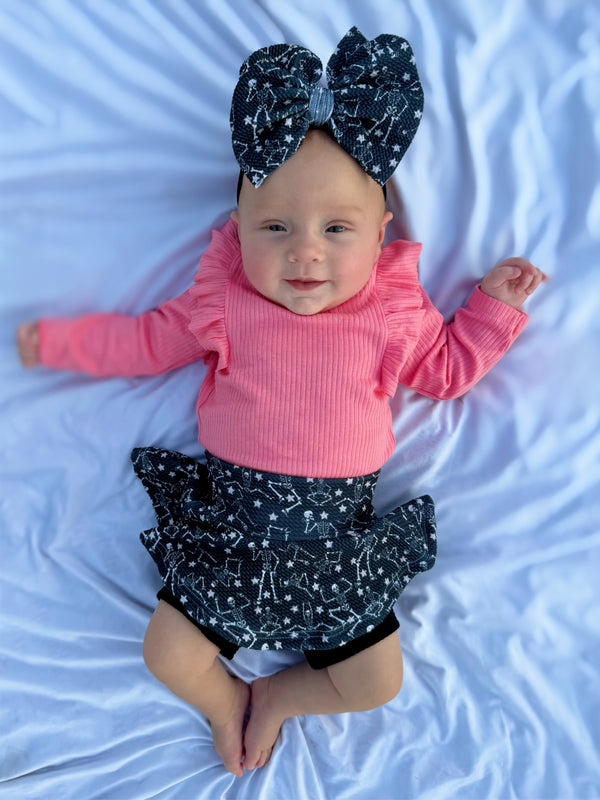 Dancing Bones Hair Bow - Made to Order
