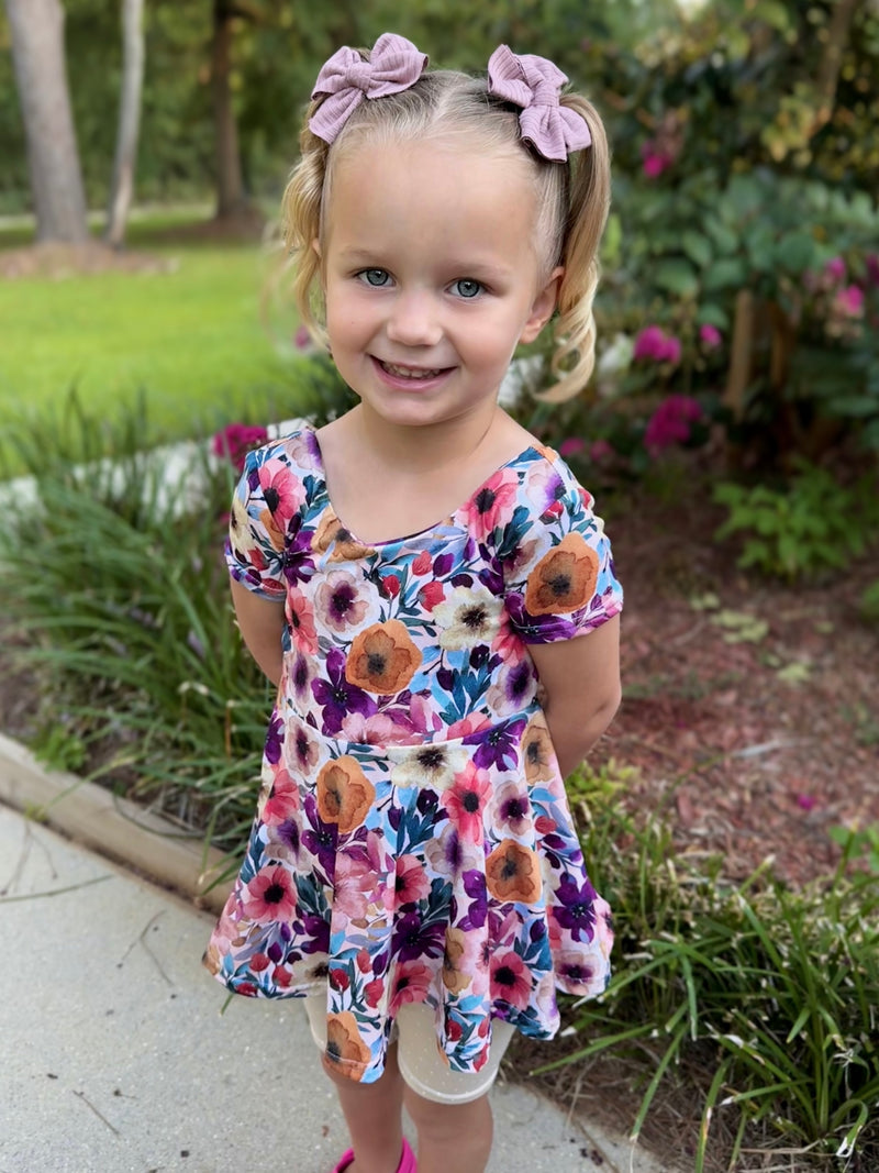 Jeweled Meadow Floral Handmade Clothing -  Made to Order