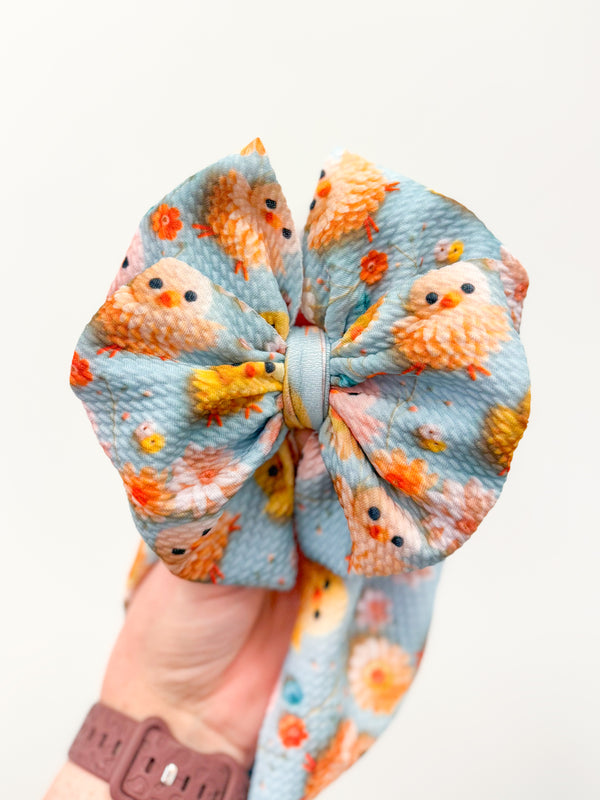 Chicks - Double Loop Hair Bow - Made to Order