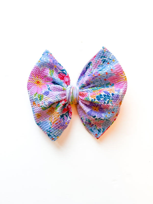 Graceful Garden Hair Bow - Made to Order