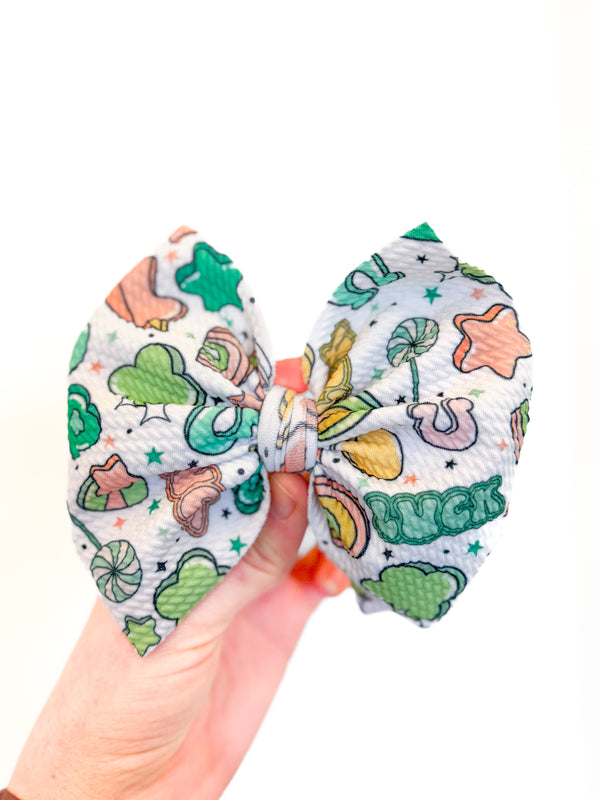 Lucky Charm Hair Bow - Made to Order