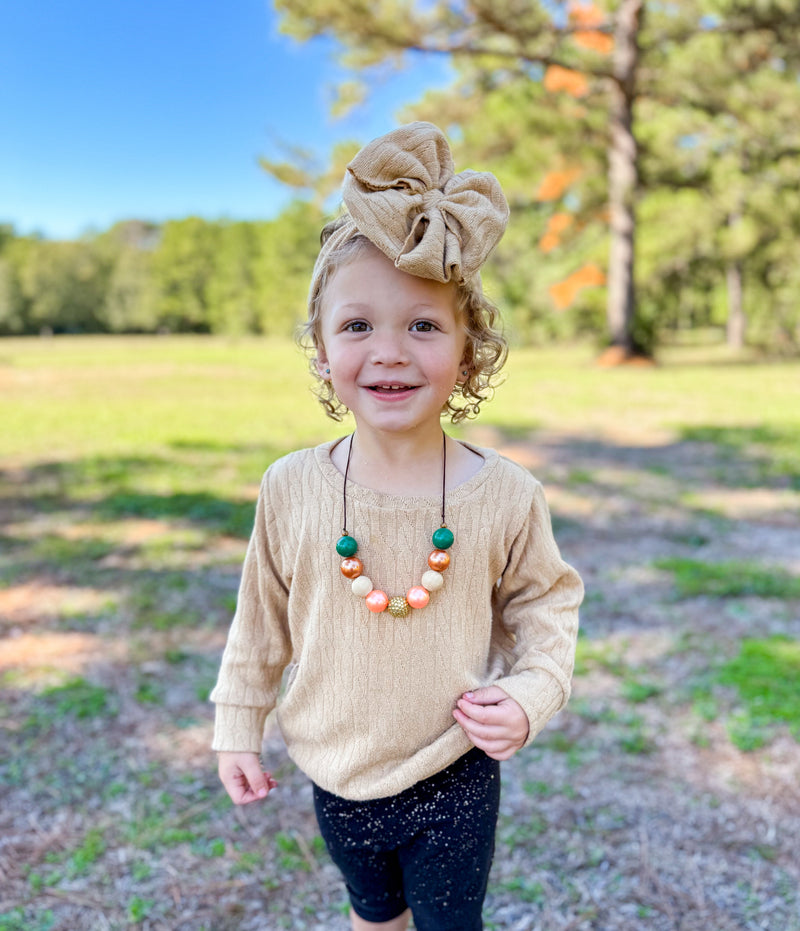Sand Slouchy Sweater