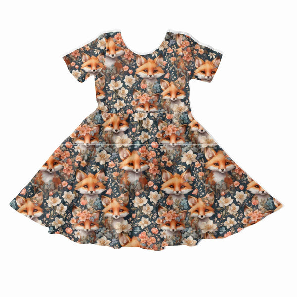 Foxy Blossoms - Handmade Clothing -  PREORDER