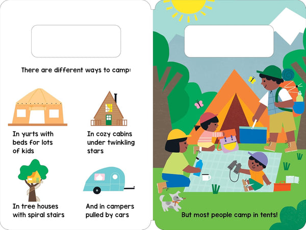My First Book of Camping: An Earth-Friendly Book for the Great Outdoors - Board Book