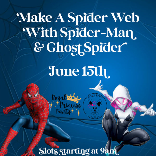 Make A Spider Web With Spider-Man & Ghost Spider  - June 15th