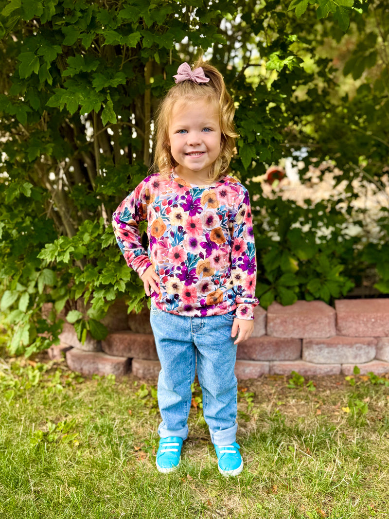 Jeweled Meadow Floral Handmade Clothing -  Made to Order