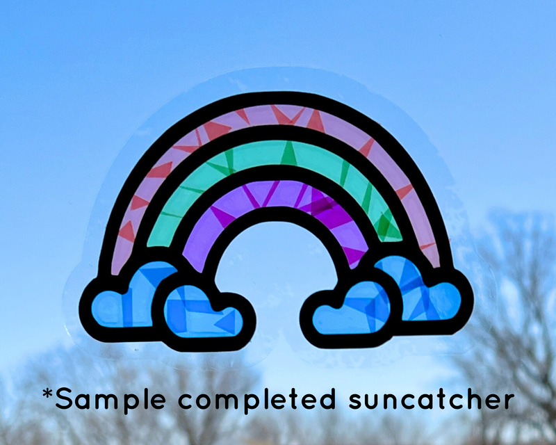 Butterfly Suncatcher Sticker Craft Kit For Kids