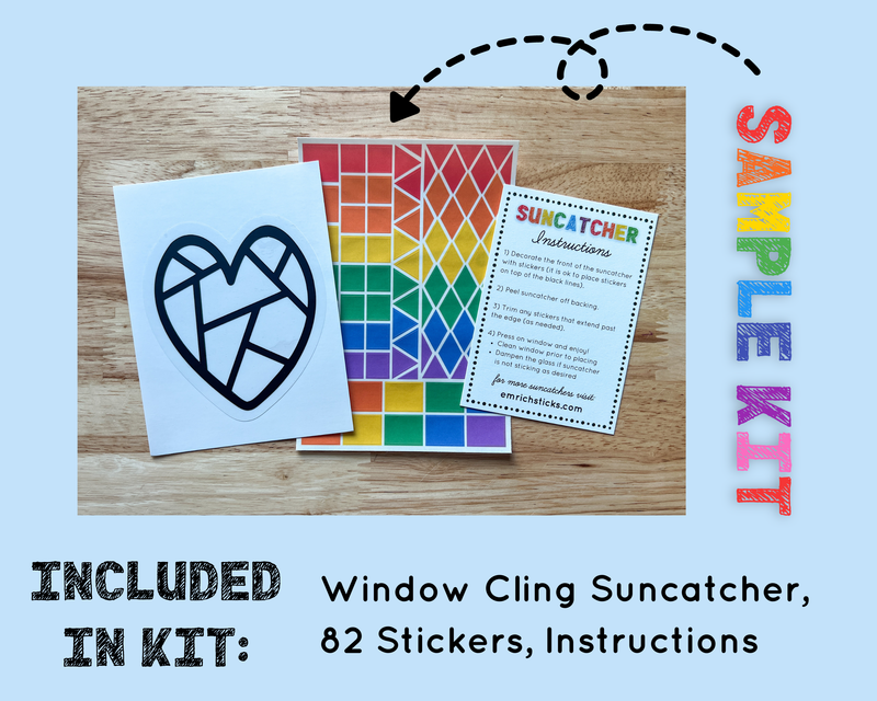 Mermaid Suncatcher Sticker Craft Kit For Kids