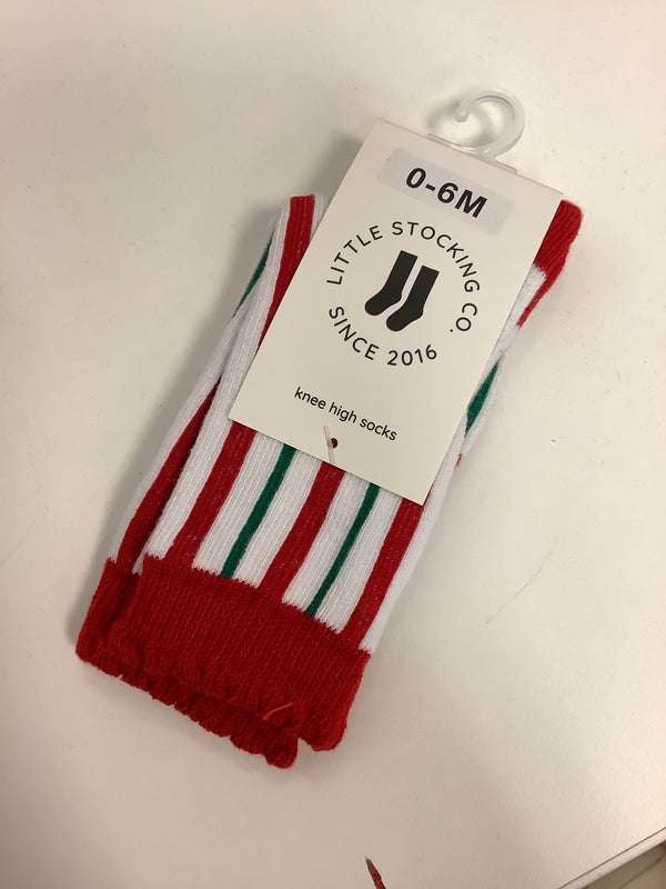 Xmas Stripe Knee high
