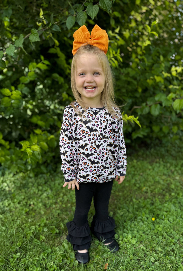 Amber Shimmer Hair Bow - Made to Order