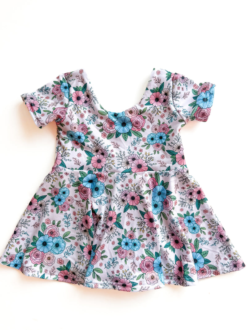 Tea Rose Fall Floral Handmade Clothing -  Made to Order
