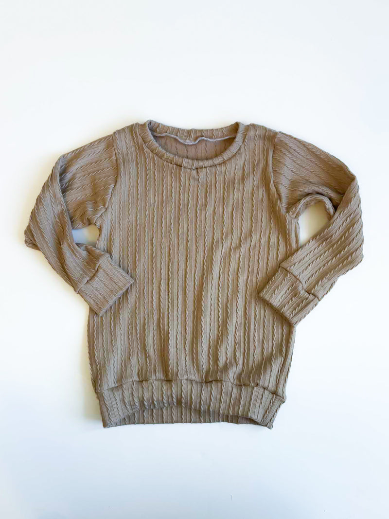 Taupe - Cable Slouchy