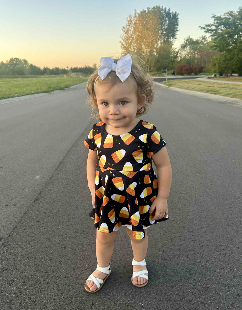 Candy Corn Cutie Handmade Clothing -  Made to Order