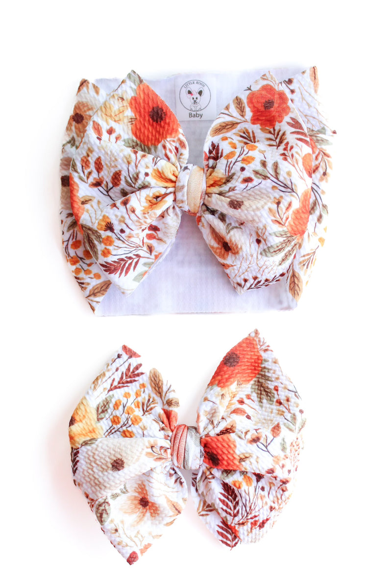 Ember Fields Hair Bow - Made to Order