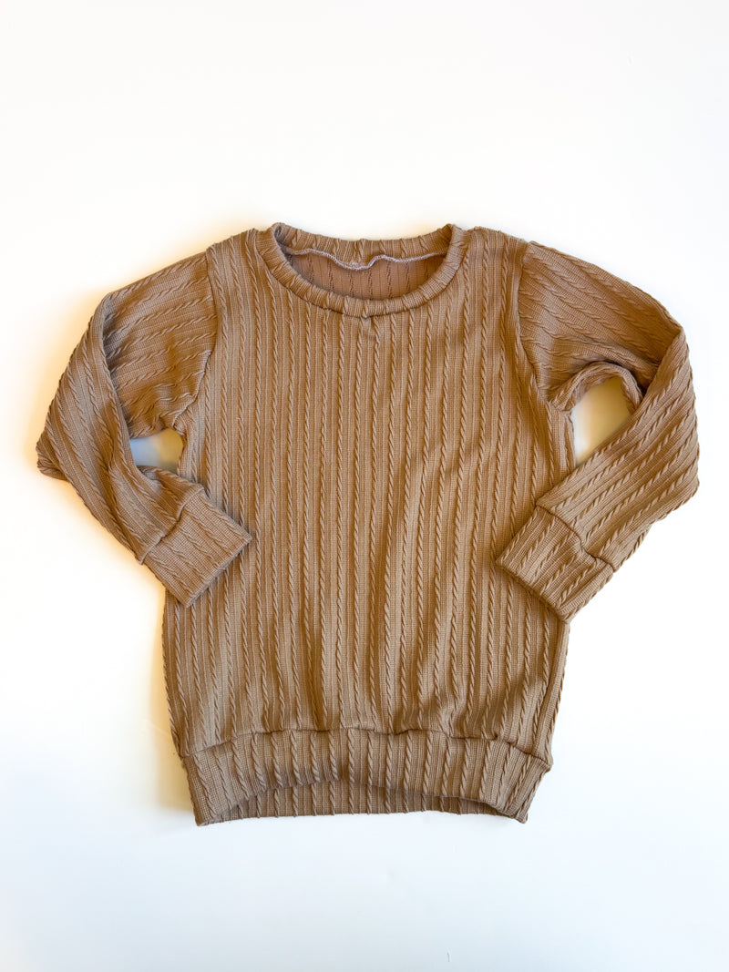 Taupe - Cable Slouchy