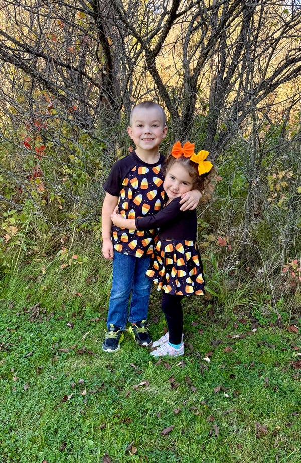 Candy Corn Cutie Handmade Clothing -  Made to Order