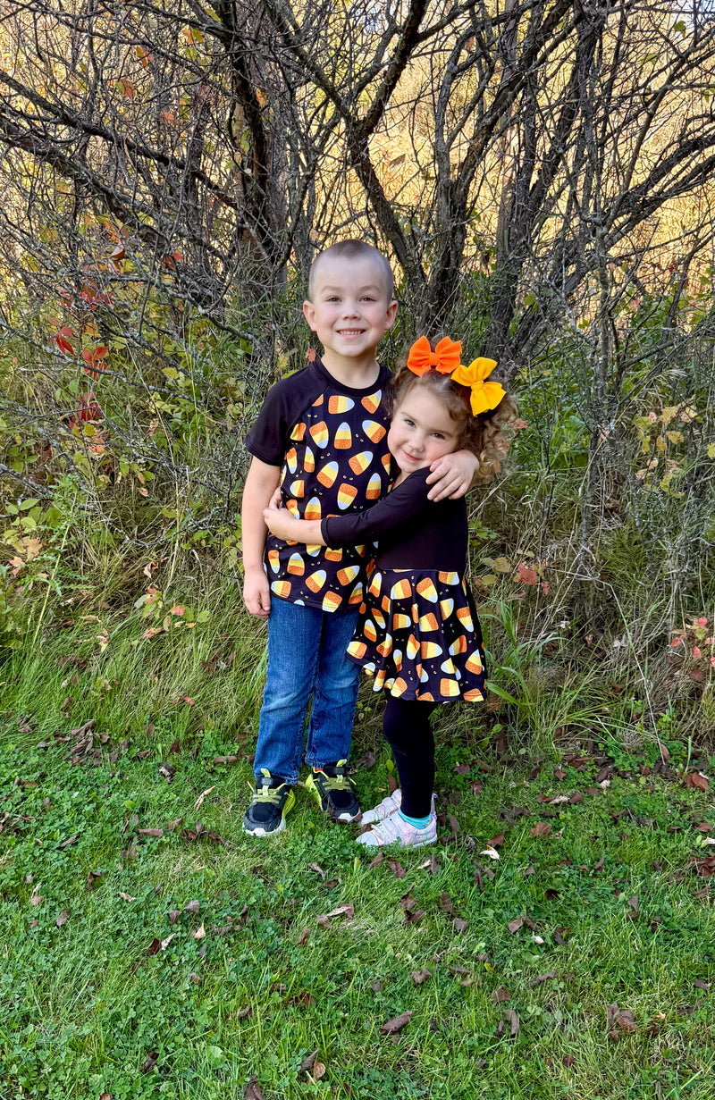 Candy Corn Cutie Handmade Clothing -  Made to Order