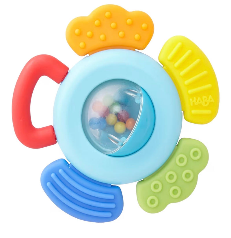 Blossom Plastic Baby Rattle & Teething Toy