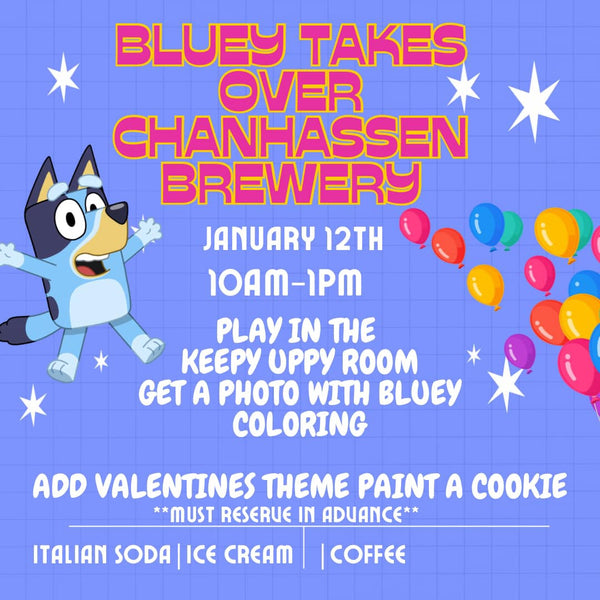 Blue Dog Takes Over Chanhassen Brewery - January 12th Sunday