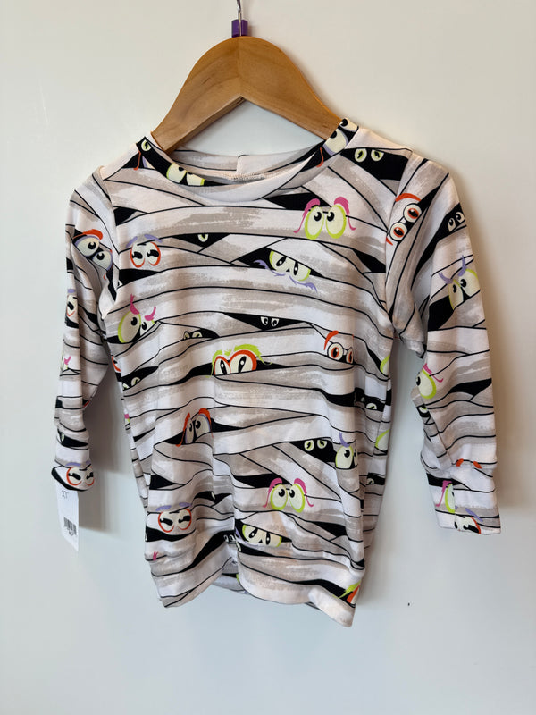 Mummy (Glow in the Dark) Slouchy - size 2T