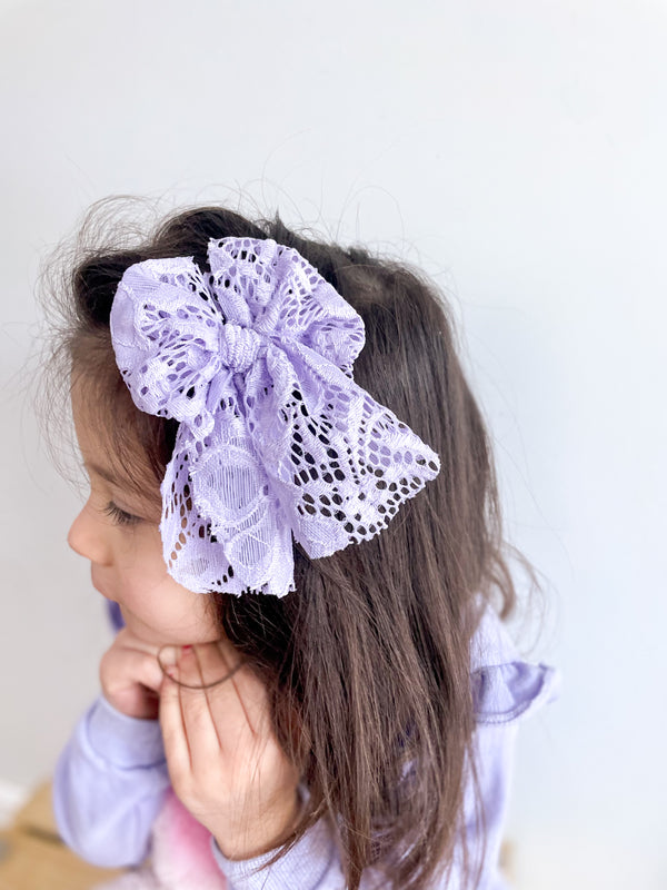 Lovelace Hair Bow - Made to Order