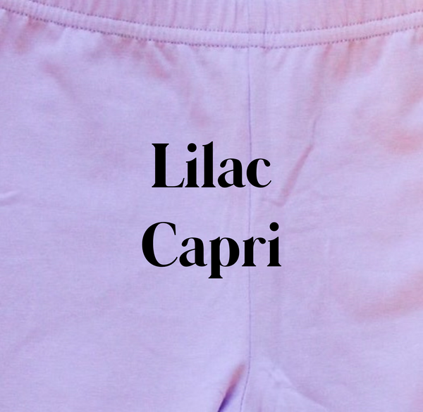 Lilac - Ruffle Capri - PREORDER (Ships Mid May)
