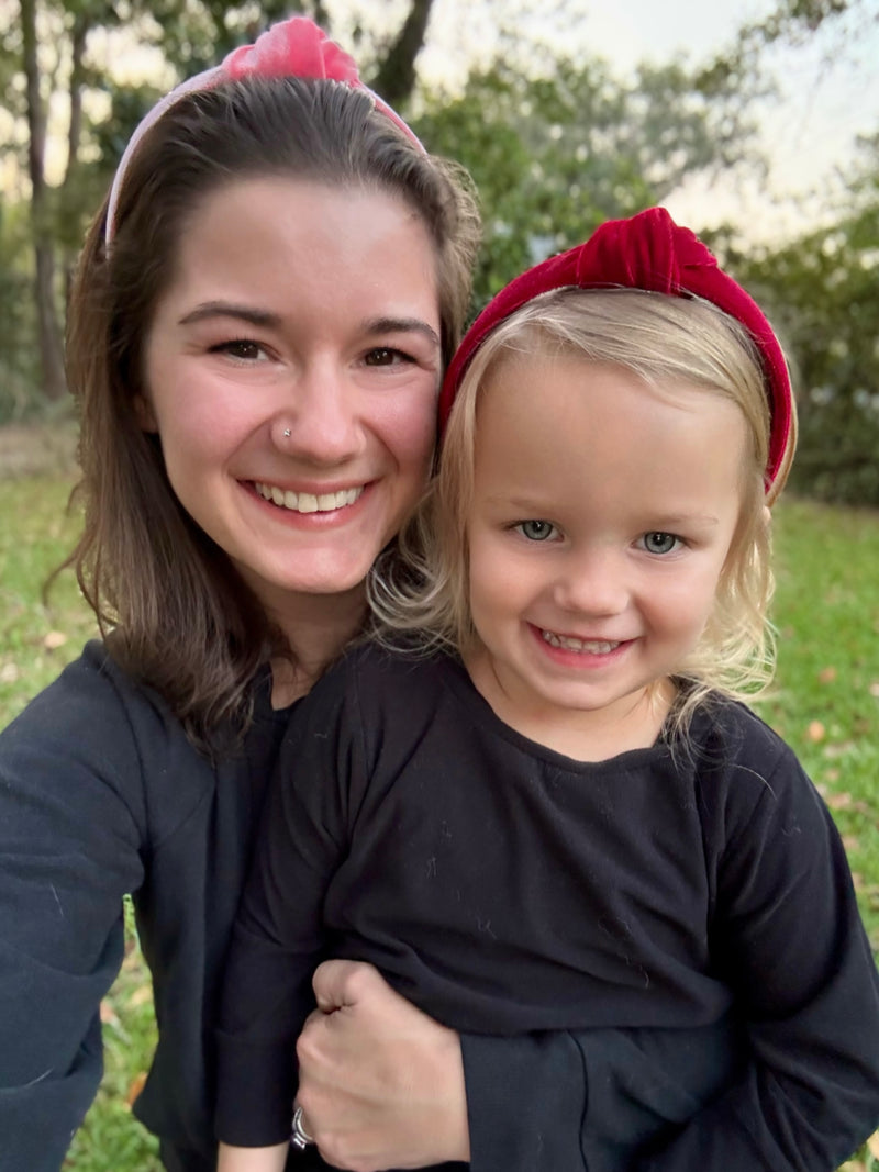 Velvet Headbands  (1”) - Made to Order