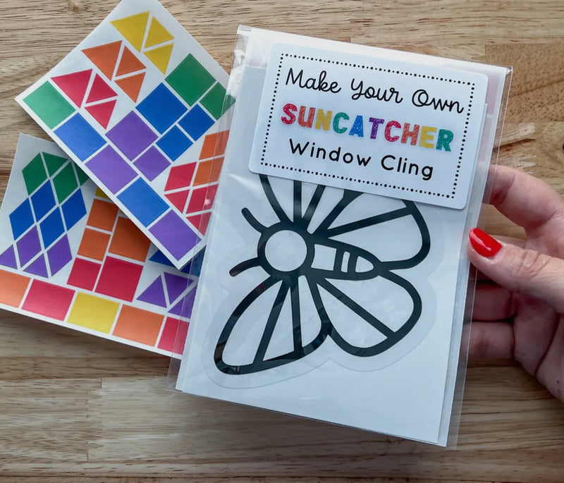 Butterfly Suncatcher Sticker Craft Kit For Kids