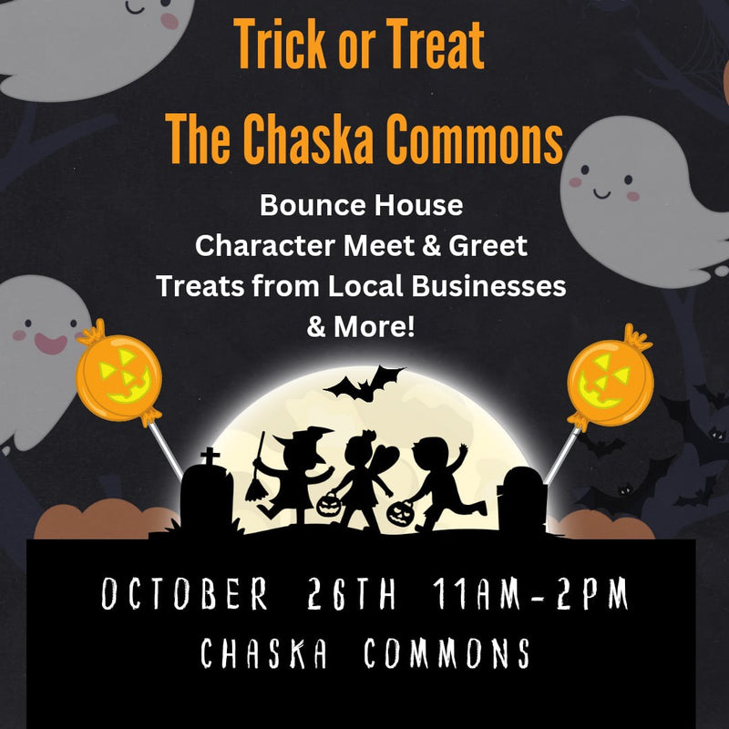 Trick or Treat the Chaska Commons - FREE REGISTRATION - October 26th