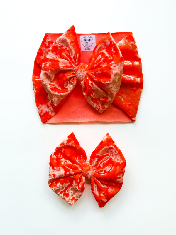 Orange Crush - Velvet - Made to Order
