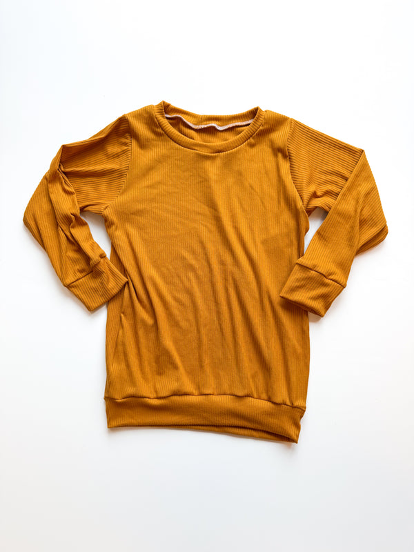 Mustard - Ribbed Slouchy