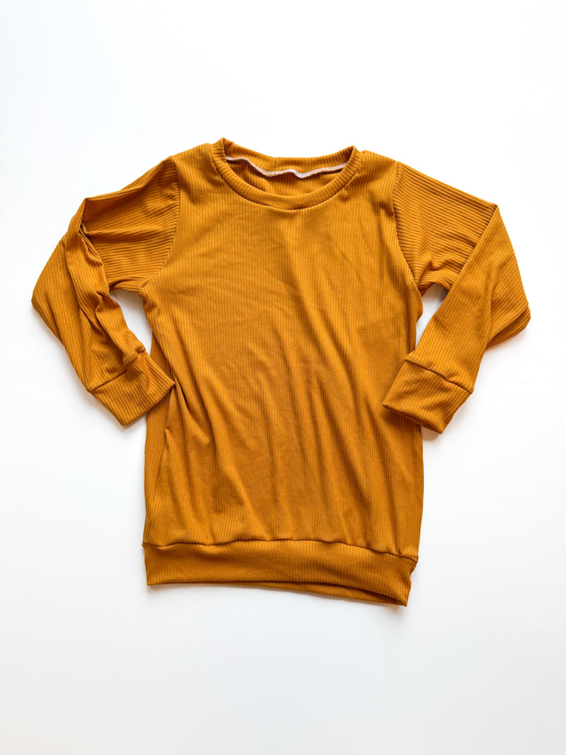 Mustard - Ribbed Slouchy
