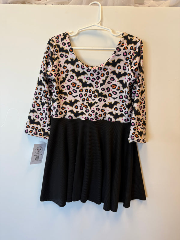 Bat Leopard peplum - Size 8y