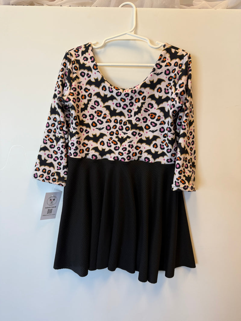 Bat Leopard peplum - Size 8y