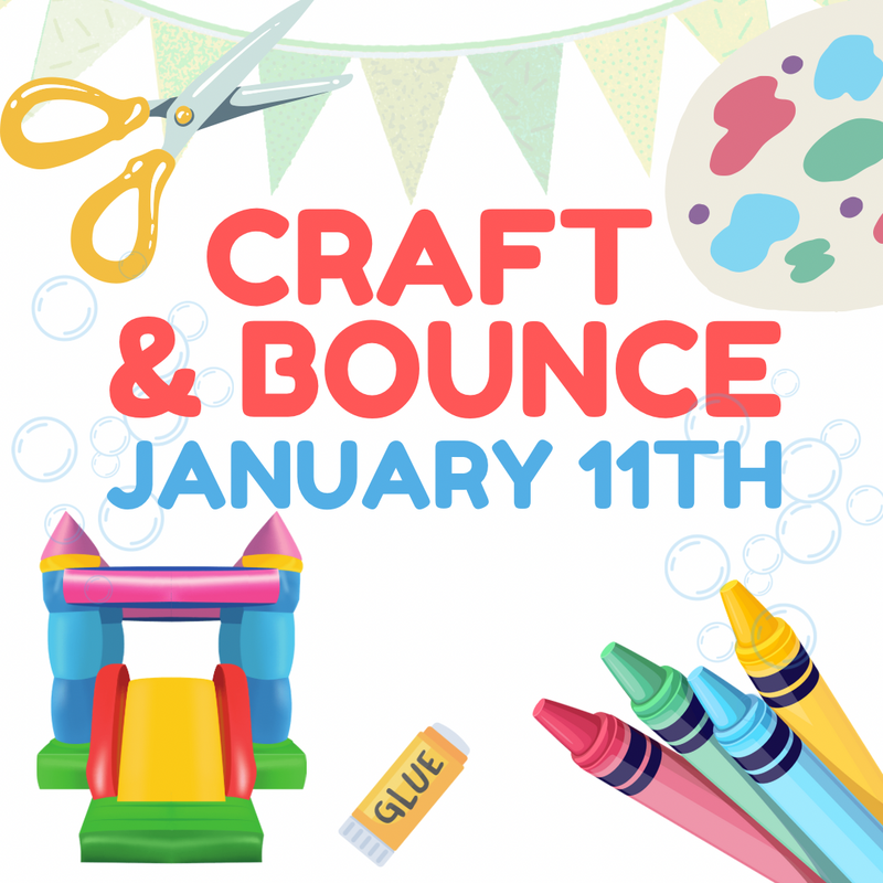 Roos Play Party - Bounce & Craft - January 11th