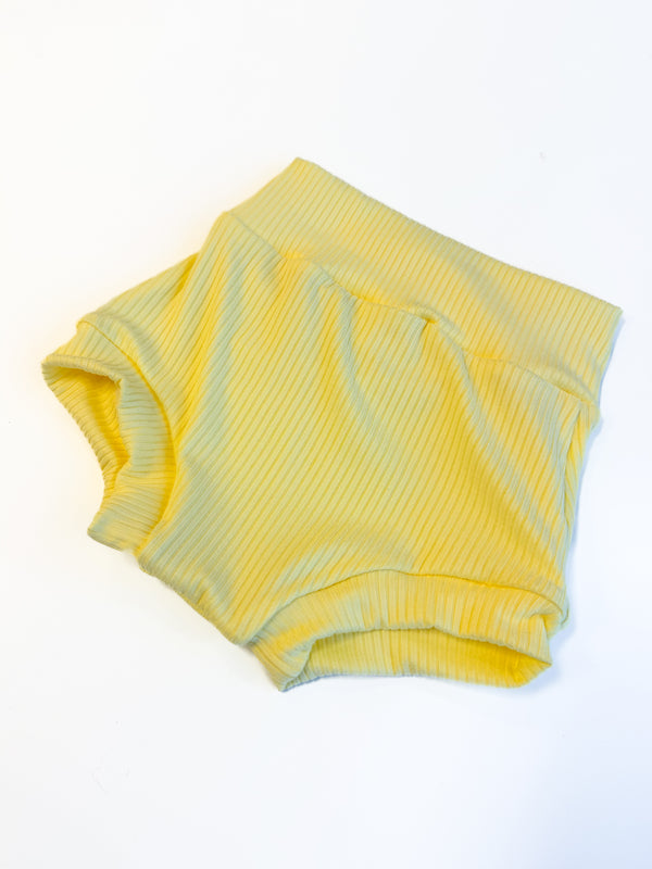 Lemon Ribbed BUMMIES - Made to Order