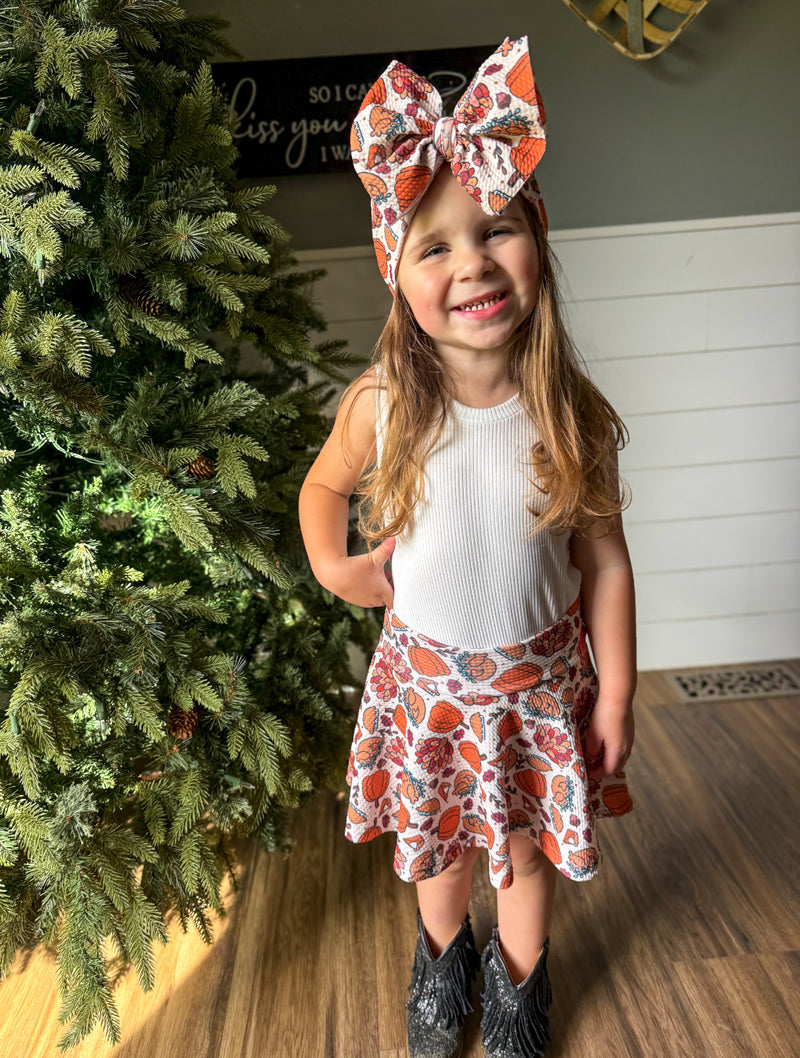 Gobble Gobble Hair Bow - Made to Order