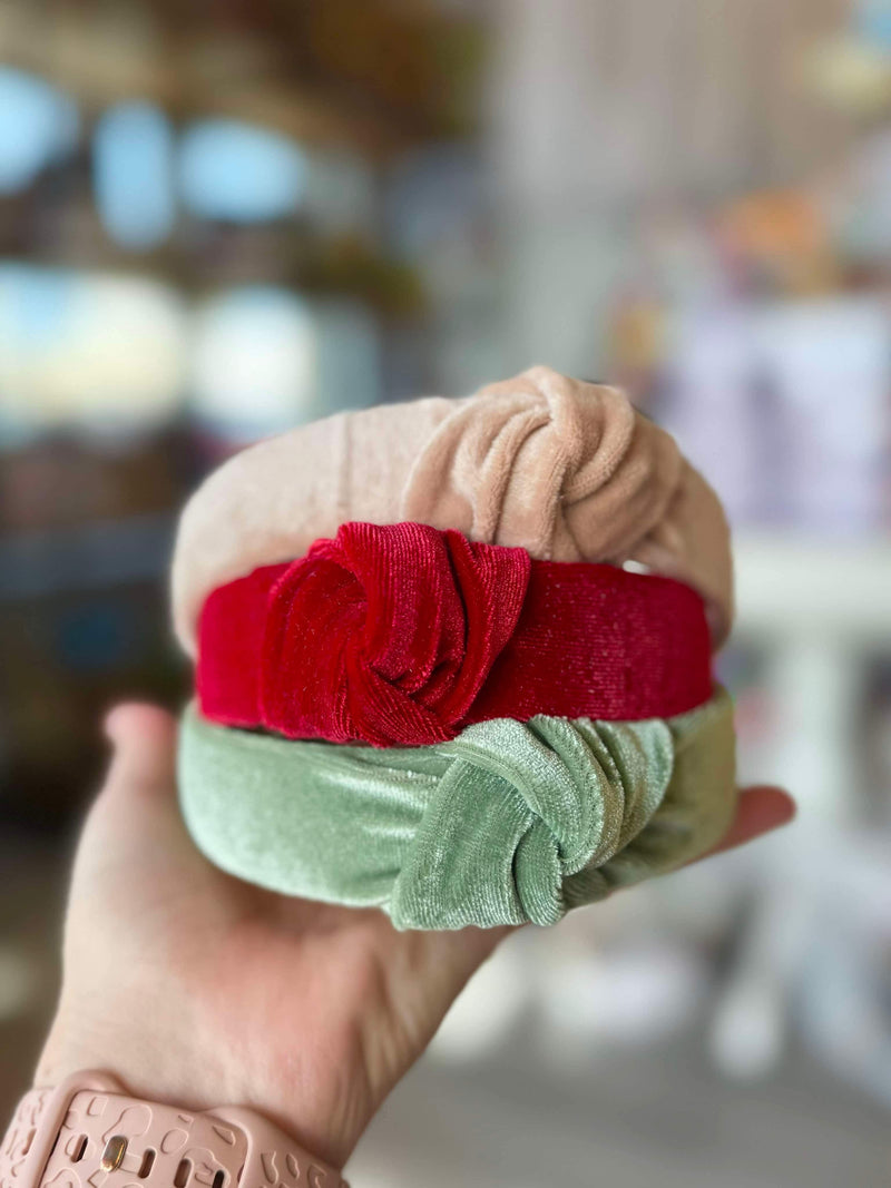 Velvet Headbands  (1”) - Made to Order